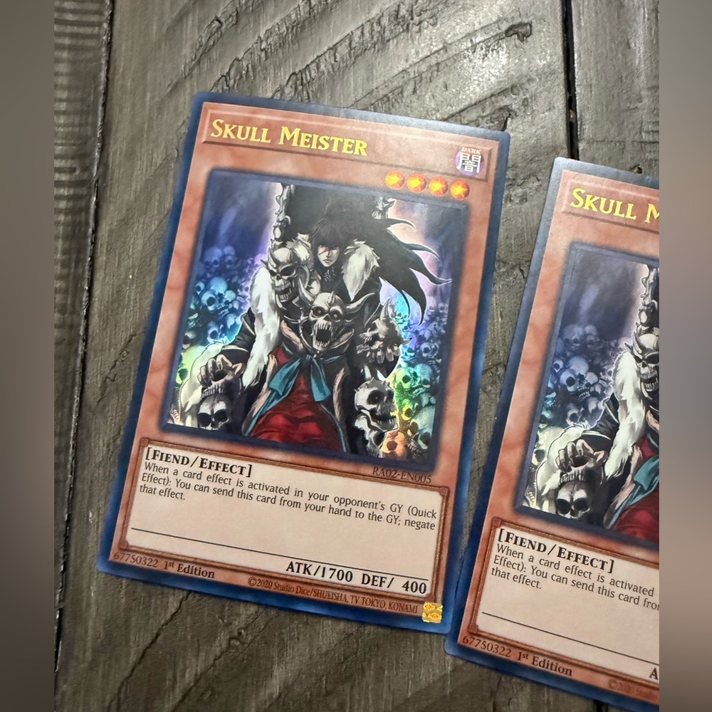 Skull Meister Card Game - Multicolor set of 2